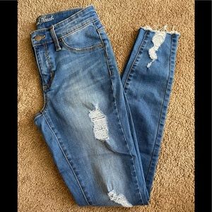 Distressed Skinny Jeans